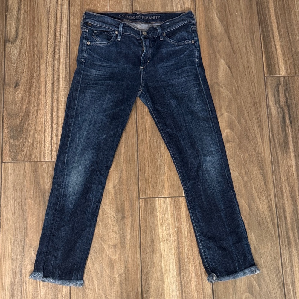 Citizens of Humanity Women's Deep Indigo Ankle Jeans